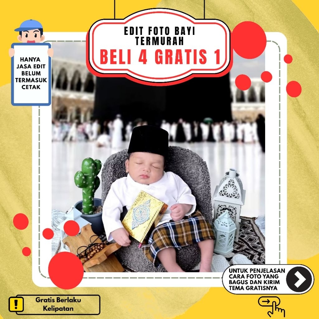 Produk STUDIO EDIT FOTO BAYI | Shopee Indonesia