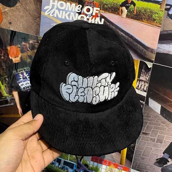 Jual PROMO 80 % - Topi Pria Rope hat Corduroy Grafitty Full Black ...
