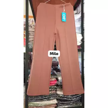 Celana Kulot Scuba Wanita Highwaist Celana Panjang Wanita Kantor Casual Cullote Pants Korean