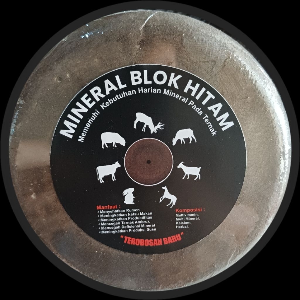 Jual Mineral Blok - Mineral Blok Hitam 1 KG - Mineral Blok kambing ...