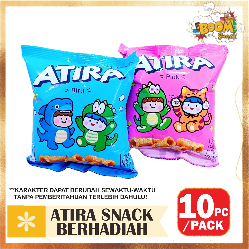 Jual Atira Snack Berhadiah Snack Viral isi 10 pcs [KEMASAN BARU ...