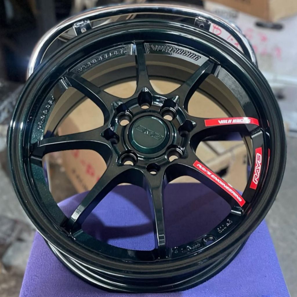 Jual velg mobil r15 ce28 lebar 6,5 pcd 4x100 - 4x114,3 velg racing r15 ...