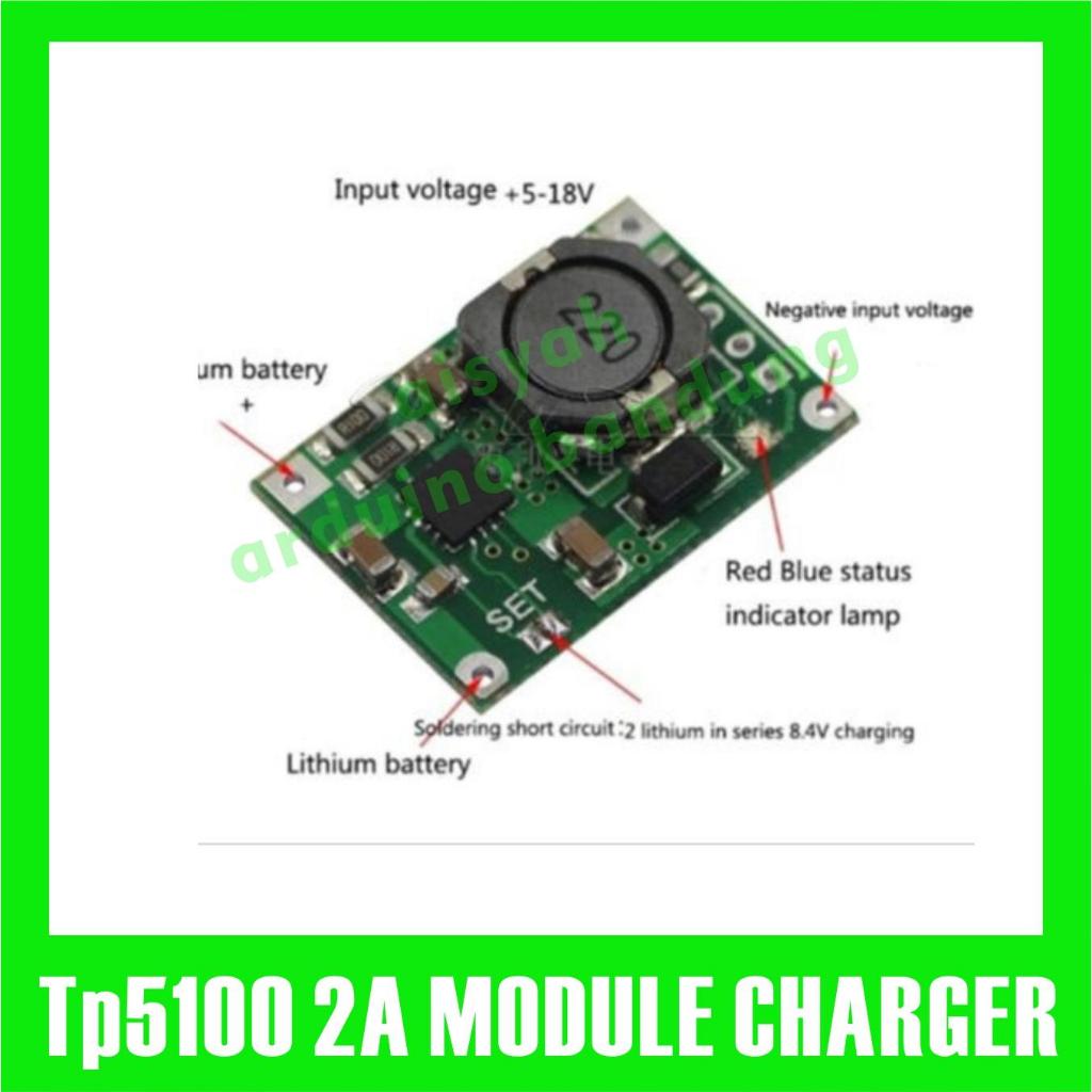 Jual TP5100 TP 5100 2A UPGRADE TP4056 MODULE CHARGER 18650 BATTERY ...