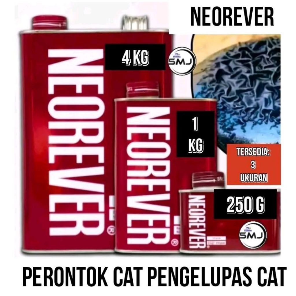 Jual Neorever 1kg Neorever 250g Paint Remover Penghapus Pengelupas ...