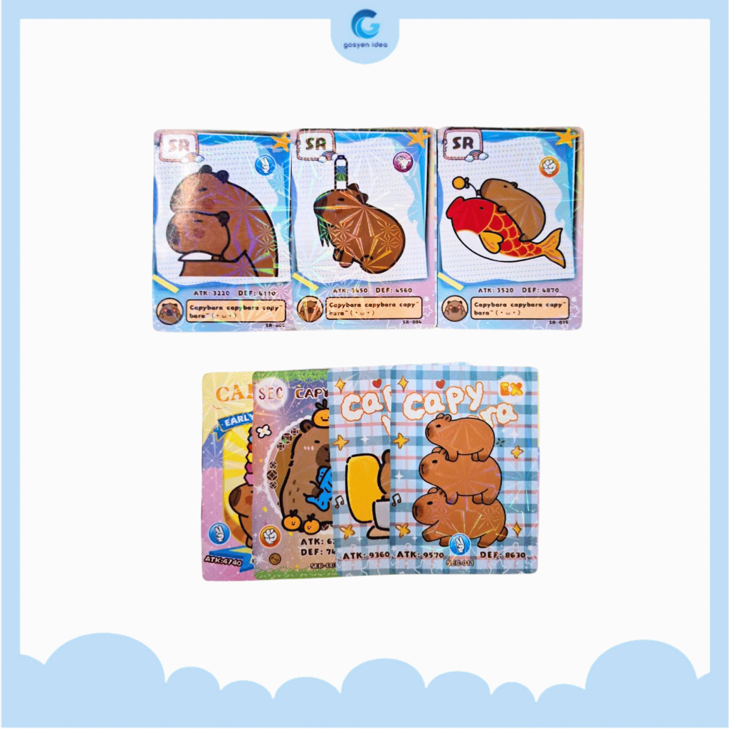 Jual Trading Card Capybara- Mainan Kartu Anak | Shopee Indonesia