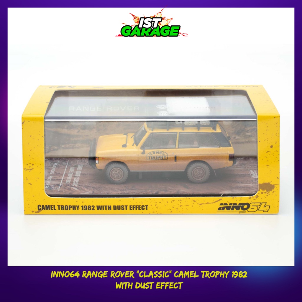 Jual Inno64 Land Rover Range Rover Classic Camel Trophy 1982 with Dust ...