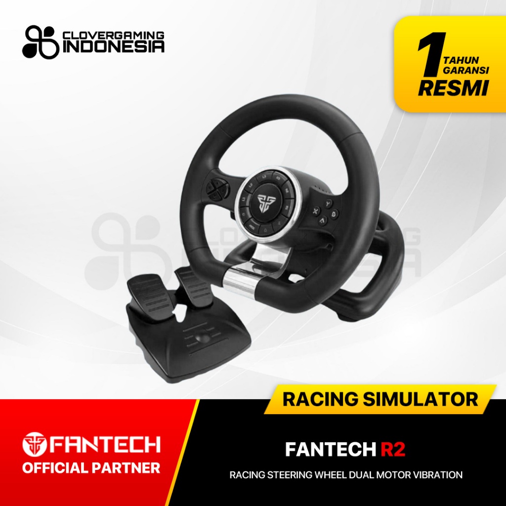 Jual Fantech R2 R-2 Racing Steering Wheel Dual-Motor Vibration ...