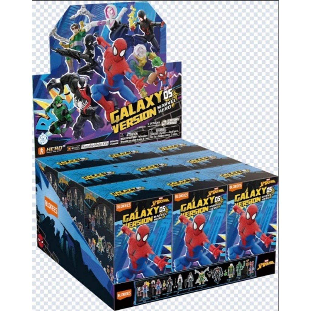 Jual blokees marvel spiderman galaxy version 05 GV05 marvel hero model ...