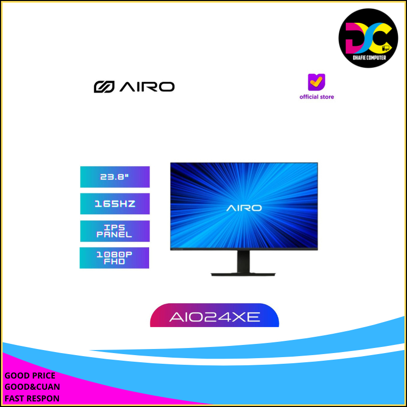 Jual AIRO Gaming Airo AIO24XE 23.8 Inci IPS LED 165Hz 1080p FHD ...