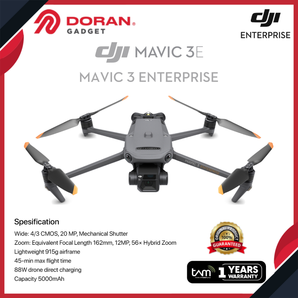 Jual Drone DJI Mavic 3 Enterprise M3E Kamera Untuk Survey Tanah Garansi ...