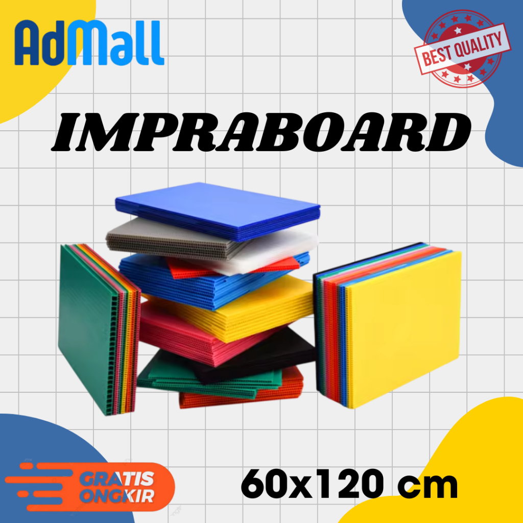 Jual Impraboard 60x120 cm / Infraboard / Corrugated Board / Impraboard ...