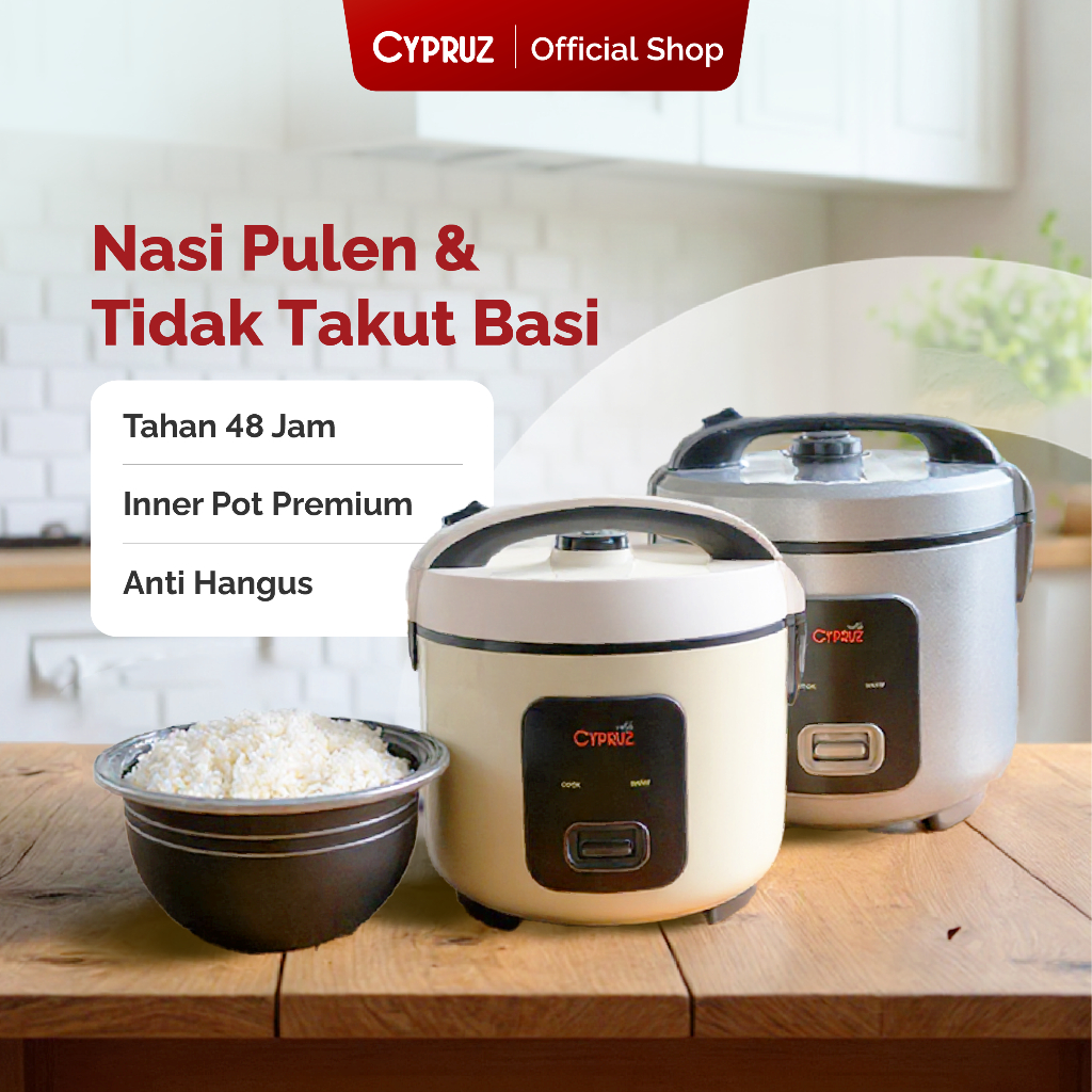 Jual Cyrpuz Rice Cooker Analog 3D Insulated 48 Jam | Shopee Indonesia