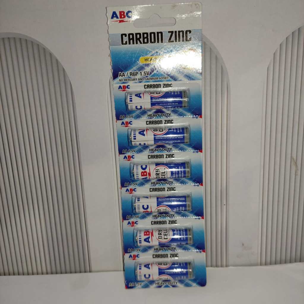 Jual Baterai ABC R6P Size AA 1.5V 12pcs - Battery | Shopee Indonesia