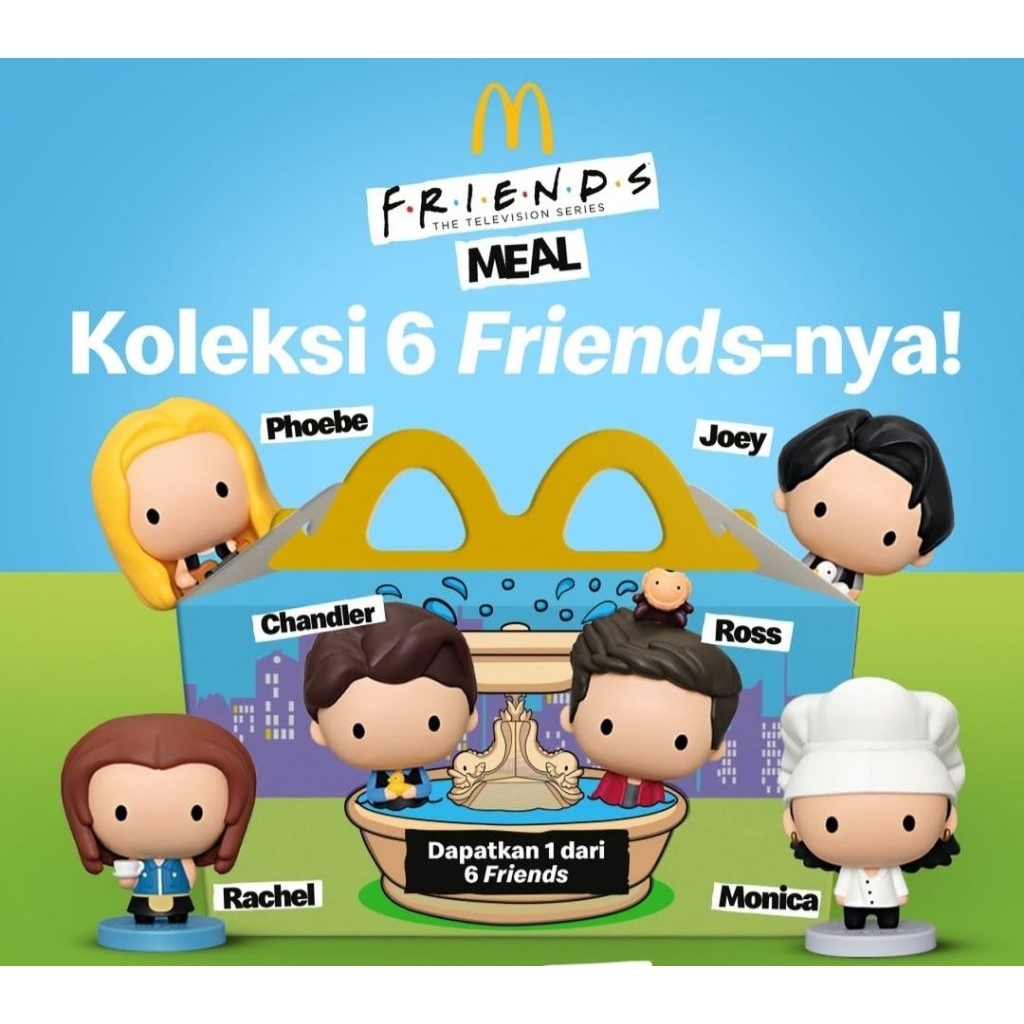 Jual Friend Friends F.R.I.E.N.D.S Mainan Happy Meal McD McDonalds Mc ...