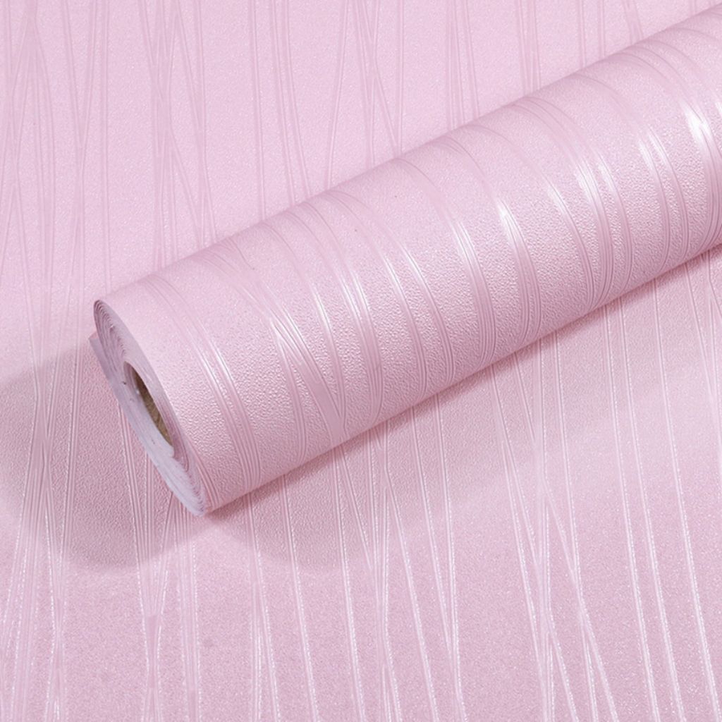 Jual Wallpaper Sticker / Wallpaper Dinding Elegan PVC Wave Pink 3-4 ...