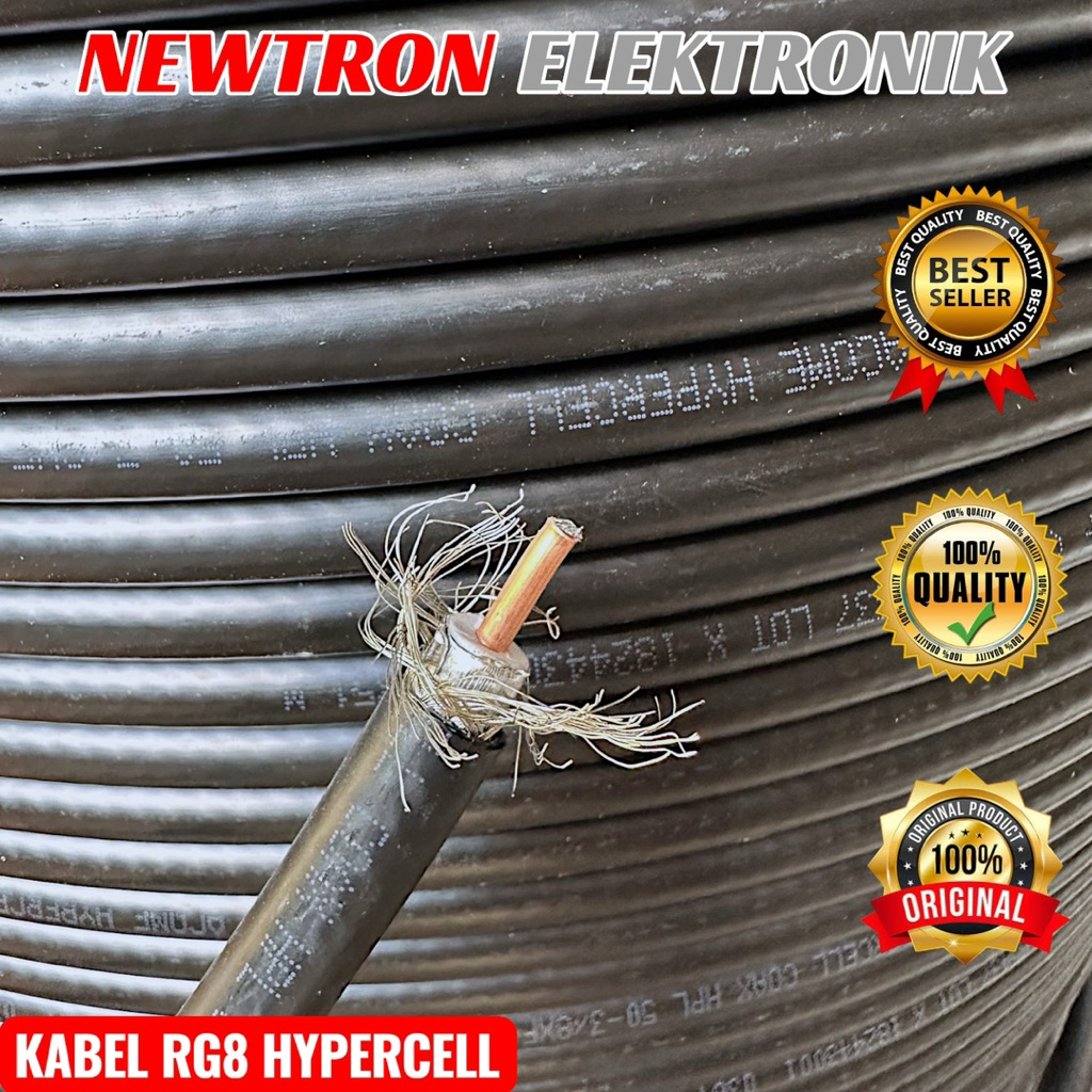 Jual Kabel RG8 Hypercell Inner Tunggal 50ohm Untuk Radio Komunikasi ...