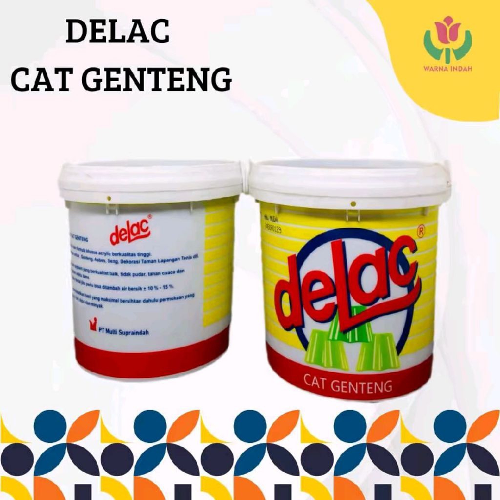 Jual DELAC CAT GENTENG KEMASAN 17,5 LITER (FAIL) - BARANG READY ...