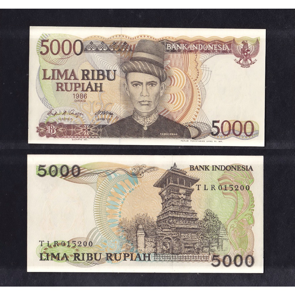 Jual Uang kuno 5000 rupiah tahun 1986 Teuku Umar | Shopee Indonesia