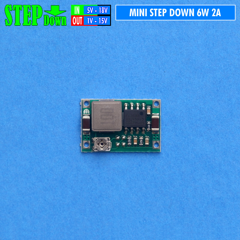 Jual Step Down Mini 2A Kipas Adruino Mikro Sistem 6W Power Supply CV ...