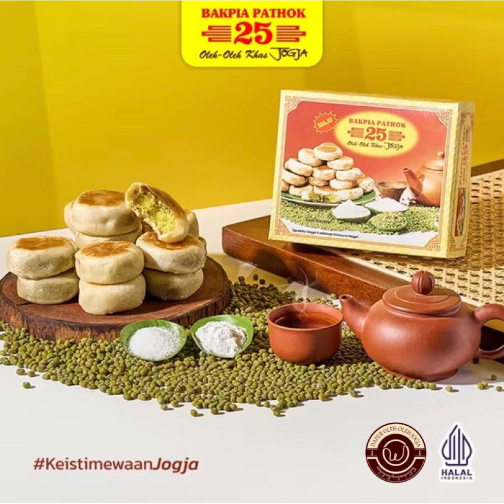 Jual Bakpia Pathok 25|Oleh-Oleh Khas Jogja | Shopee Indonesia