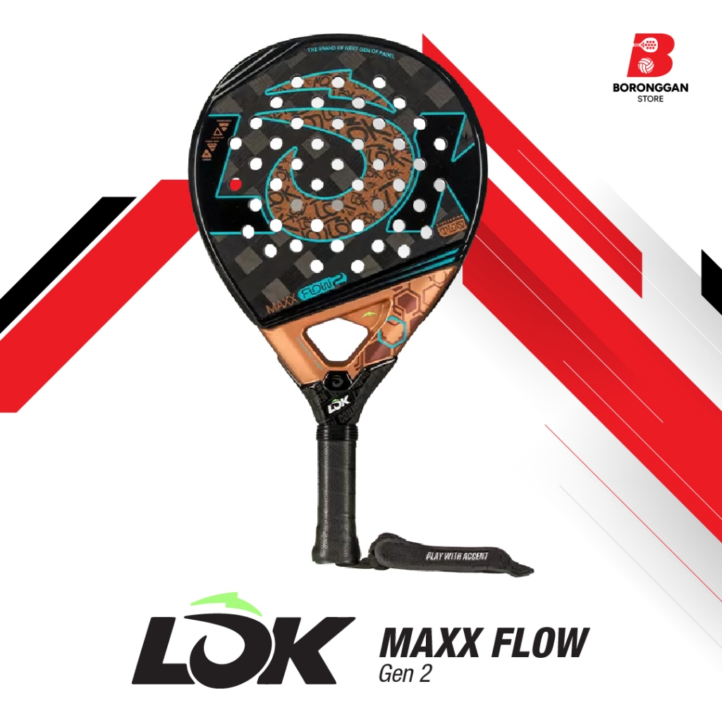Jual LOK MAXX FLOW GEN 2 | Raket Padel Racket | Shopee Indonesia