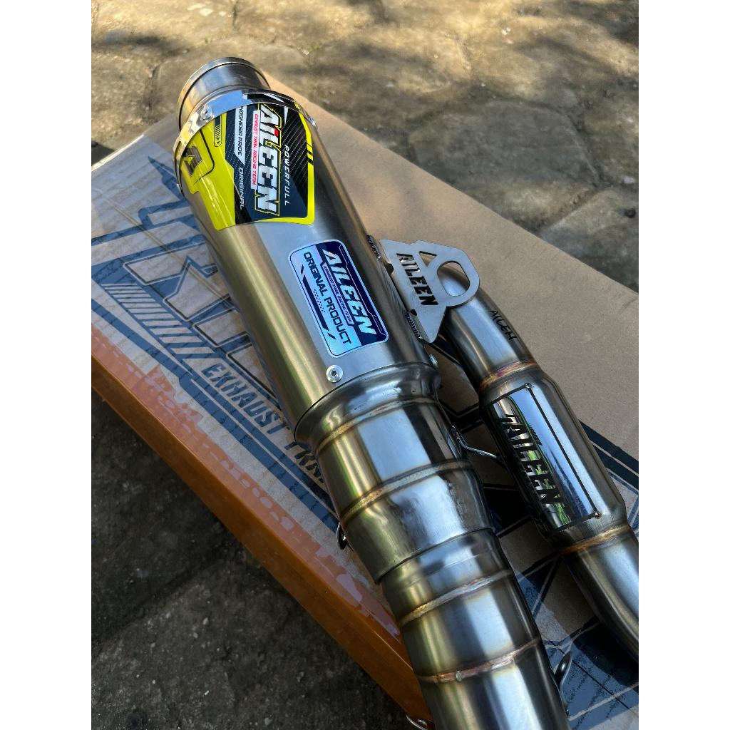 Jual knalpot CRF KLX D Tracker Wr Model Atas Aileen Racing Type A02 ...