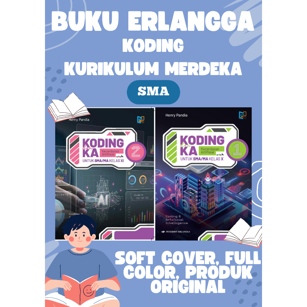 Jual Buku Koding Kelas 10 11 SMA kurikulum Merdeka (ERLANGGA) | Shopee ...