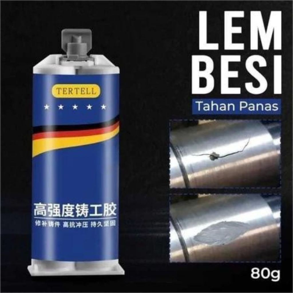 Jual Lem Besi AB TERTELL Tahan Panas Industrial Metal Repair Glue isi ...