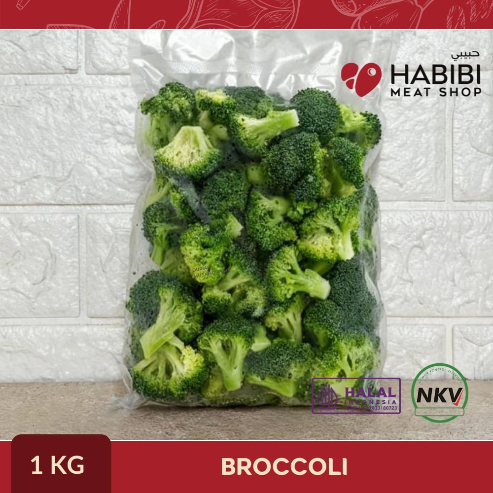 Jual FROZEN BROCCOLI (Brokoli Beku) (1kg) | Shopee Indonesia