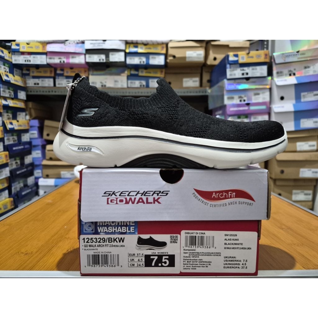 Jual New Limitied Skechers Go Walk Arch Fit 2.0 Rosa Linda Sneakers ...