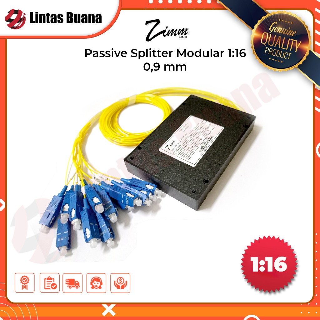 Jual Pasif Spliter Modular 1:16 / passive splitter Modular 1:16 fiber ...