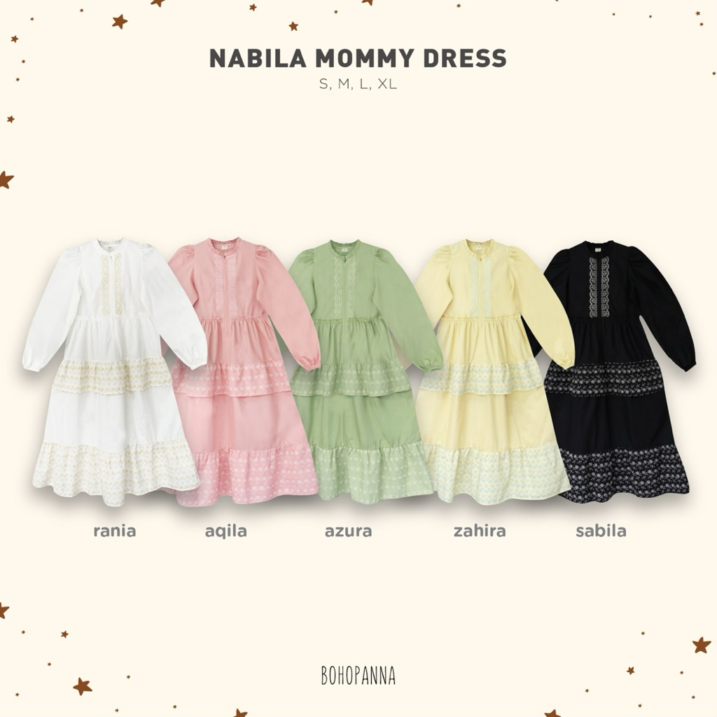 Jual NABILA MOMMY DRESS - RAYA COLLECTION | Shopee Indonesia