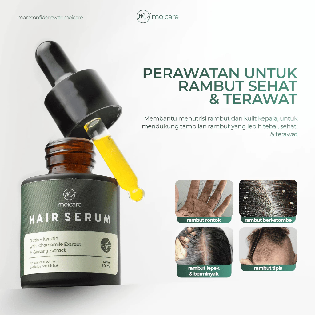 Jual Hair Serum - Anti Hair Fall Treatment With Biotin Keratin Ginseng ...