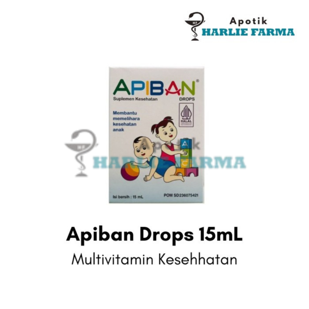 Jual Apiban Drops 15ml Multivitamin - Vitamin Anak DHA EPA | Shopee ...