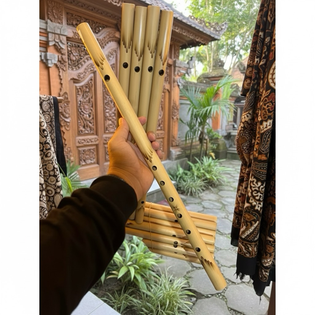 Jual seruling bambu tipe 55cm halus rapi suara merdu | Shopee Indonesia
