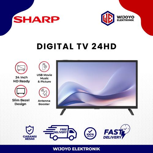 Jual TV SHARP LED DIGITAL 24DD 24