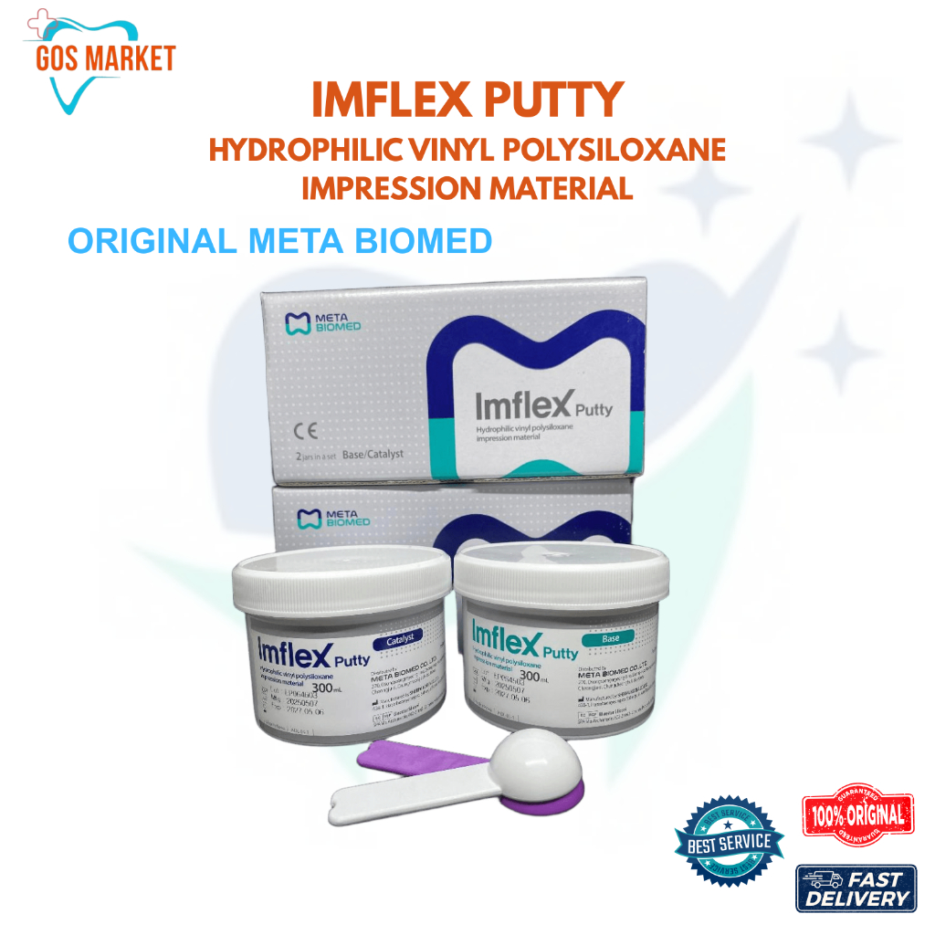 Jual IMFLEX PUTTY 300 ML SET | BAHAN CETAK VINIL POLYSILOXANE ...