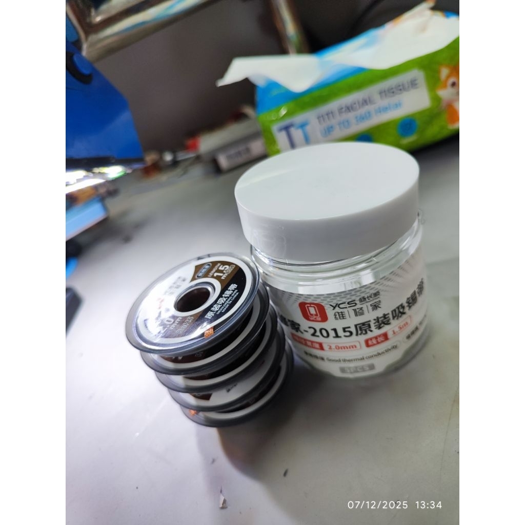 Jual SOLDER WICK / GOOD WICK YCS ORIGINAL 2.0MM / PEMBERSIH TIMAH ...