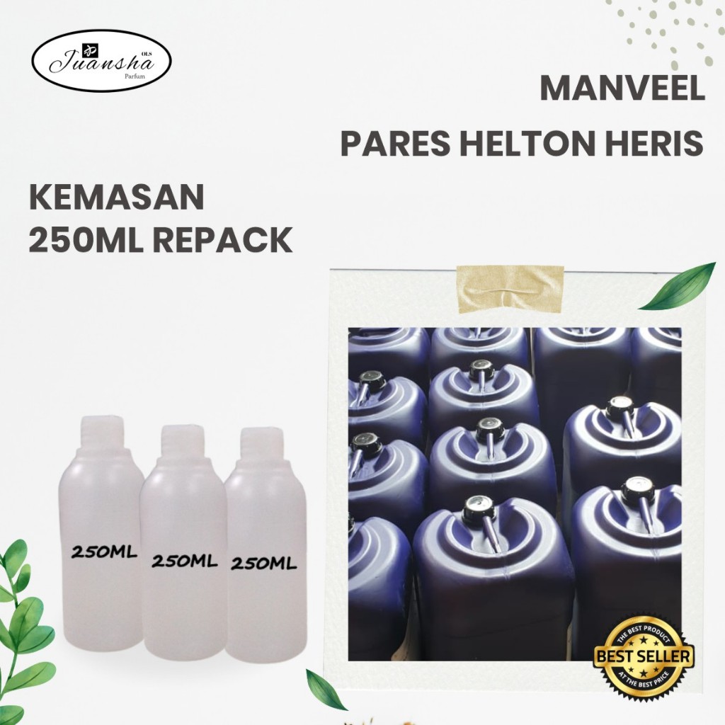 Jual BIBIT PARFUM PARES HELTON HERIS MANVEEL 250ML REPACK | Shopee ...