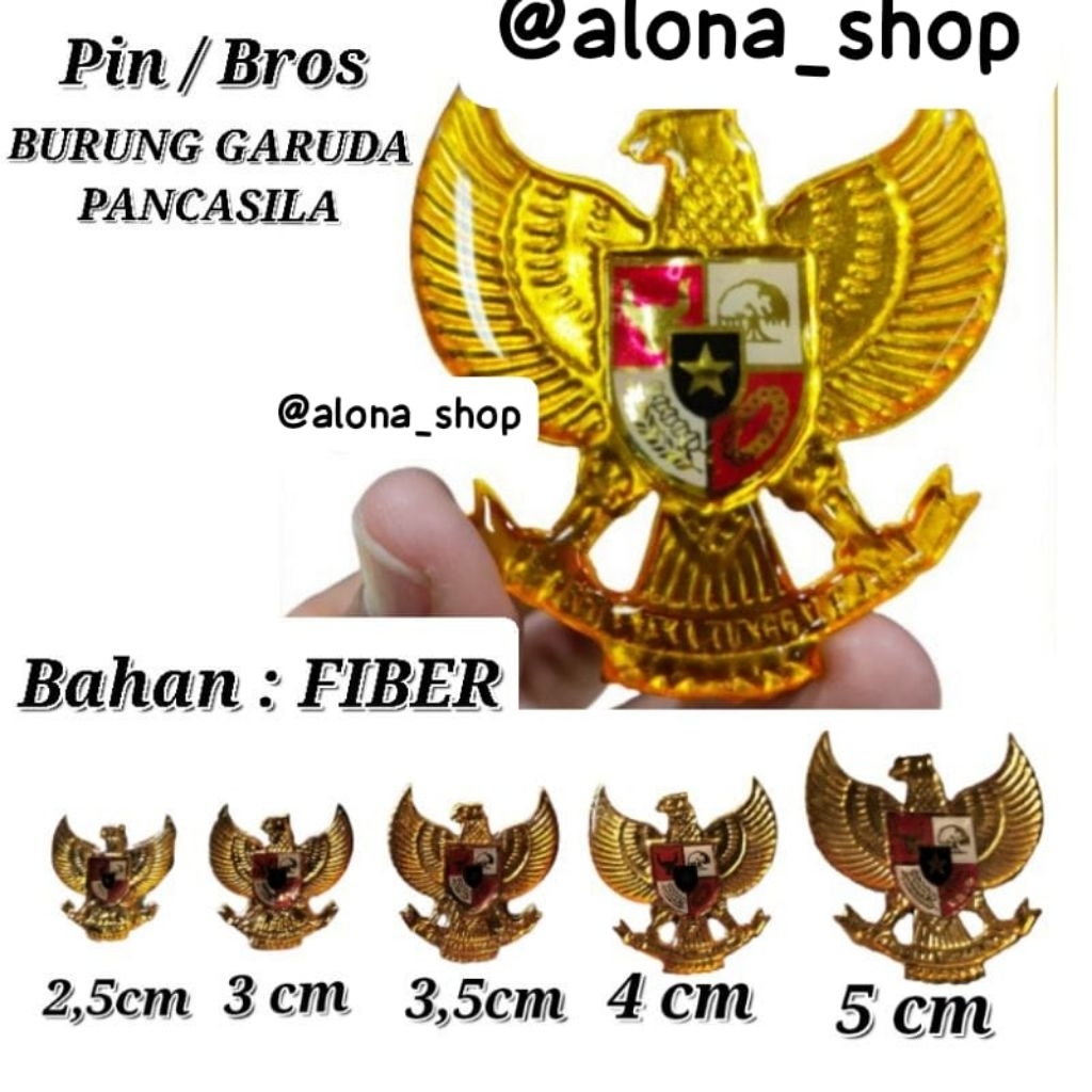 Jual PIN/BROS BURUNG GARUDA PANCASILA ( FIBER ) | Shopee Indonesia