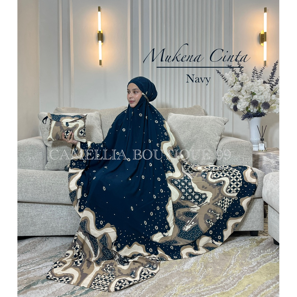 [AO] MUKENA SUPER JUMBO DINGIN NYAMAN PREMIUM CINTA || By Camellia Boutique 99