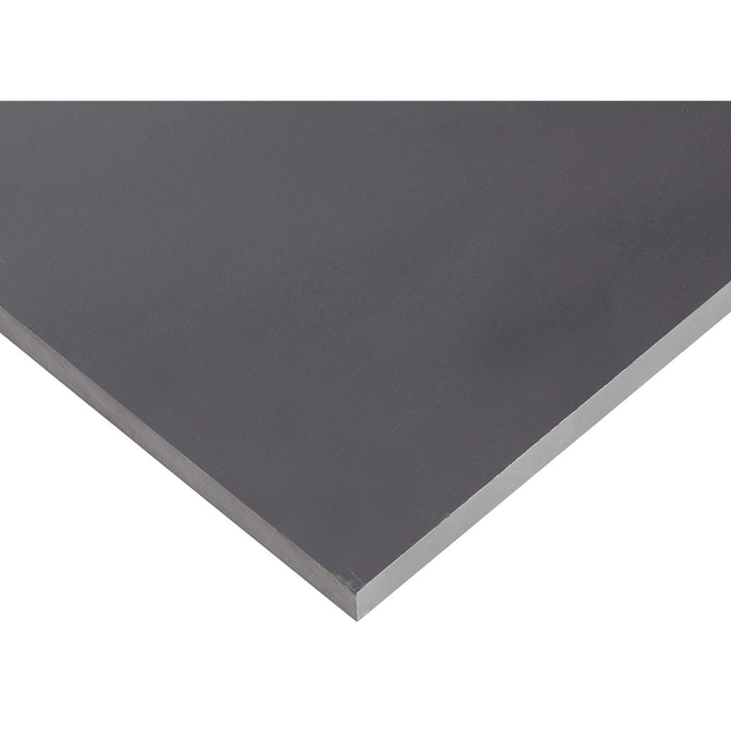 Plaque PVC Blanc 495 X 495 X 8 Mm - PVC-U Rigide, Qualité Technique, Pour Bricolage, Maquettes