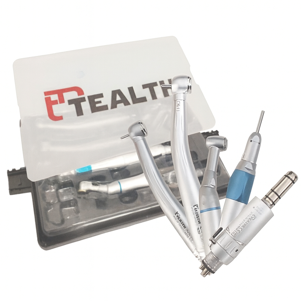 Jual TEALTH Handpiece Set Komplit (High & Low Speed) Dengan Mata Bur ...