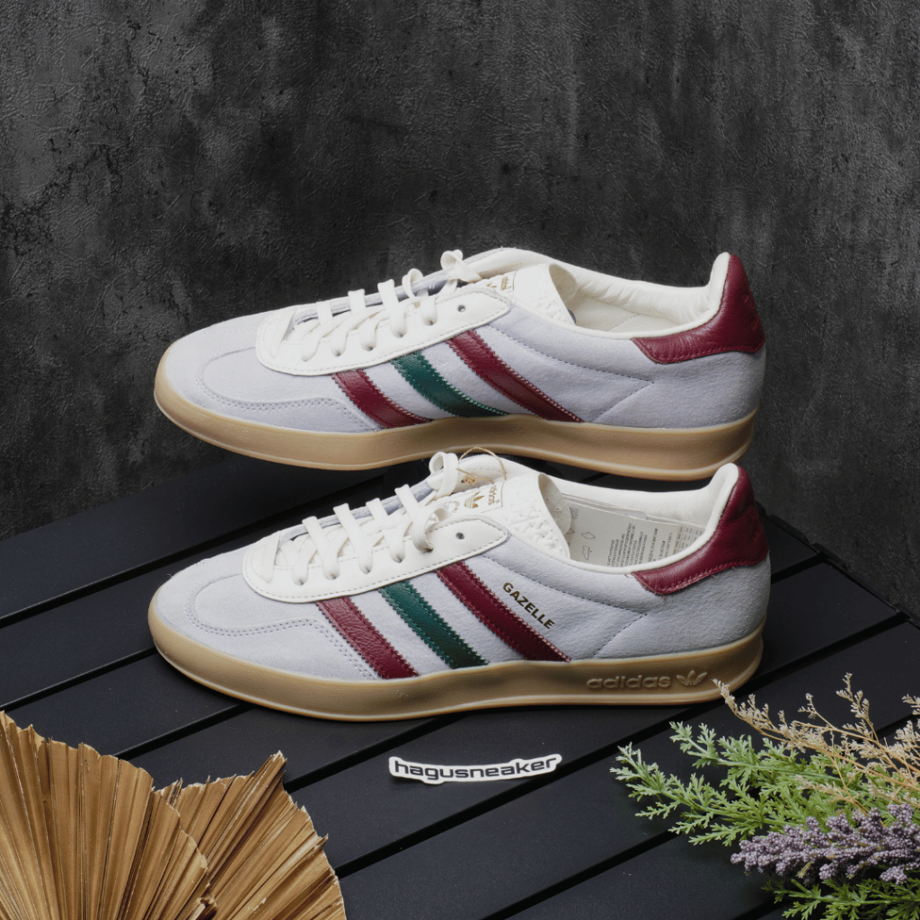 adidas gazelle silver green womens Gazelle Indoor main image 0