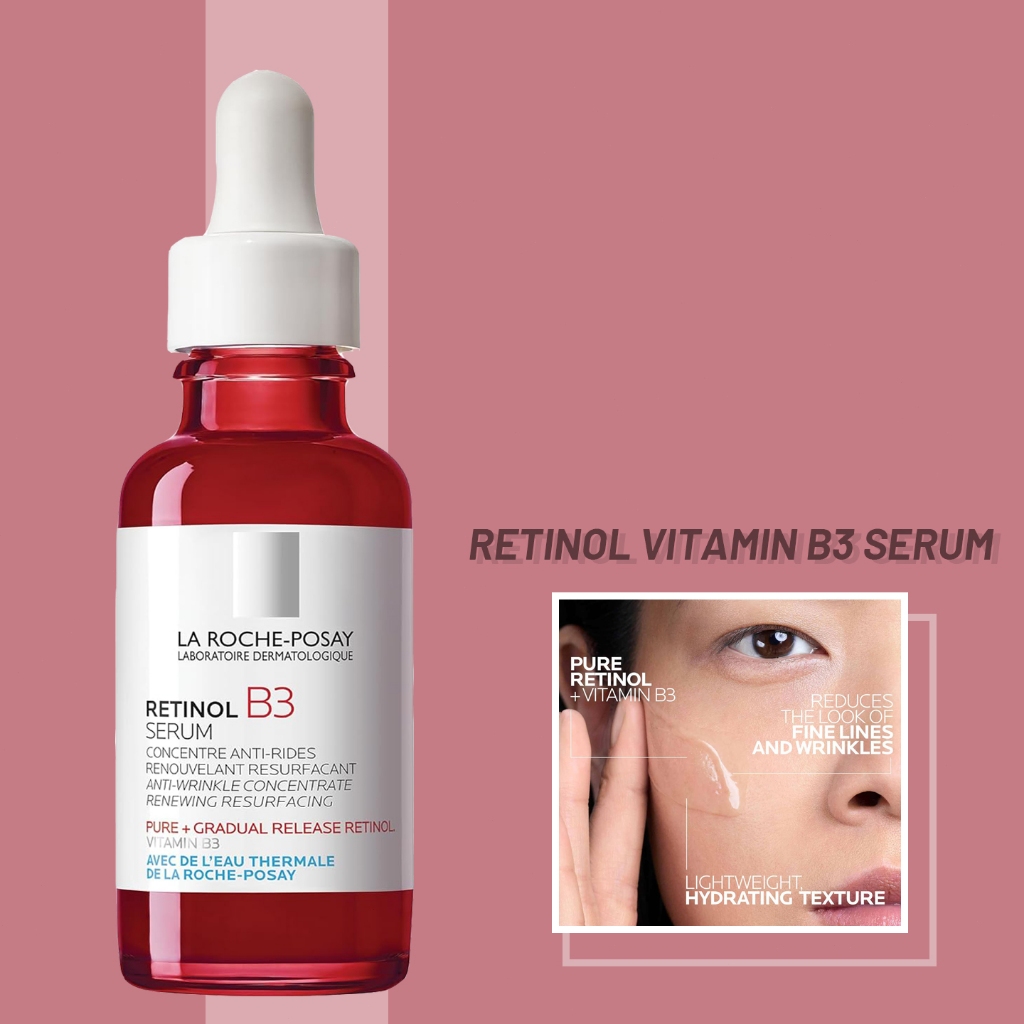 Jual La Roche Posay Retinol B3 Serum 30ml with Vitamin B3 - Anti-Aging ...