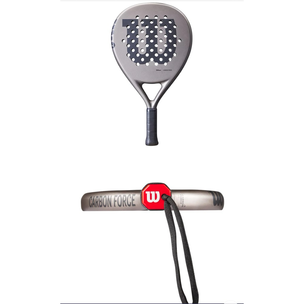 Raquette De Padel Wilson Carbon Force - Gris, Unisexe, Occasion