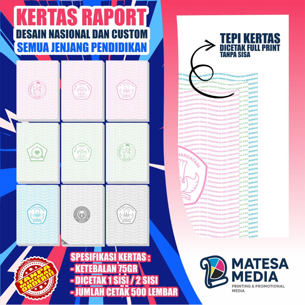 Jual Kertas Raport Terlengkap & Harga Terbaru Agustus 2026 | Shopee ...