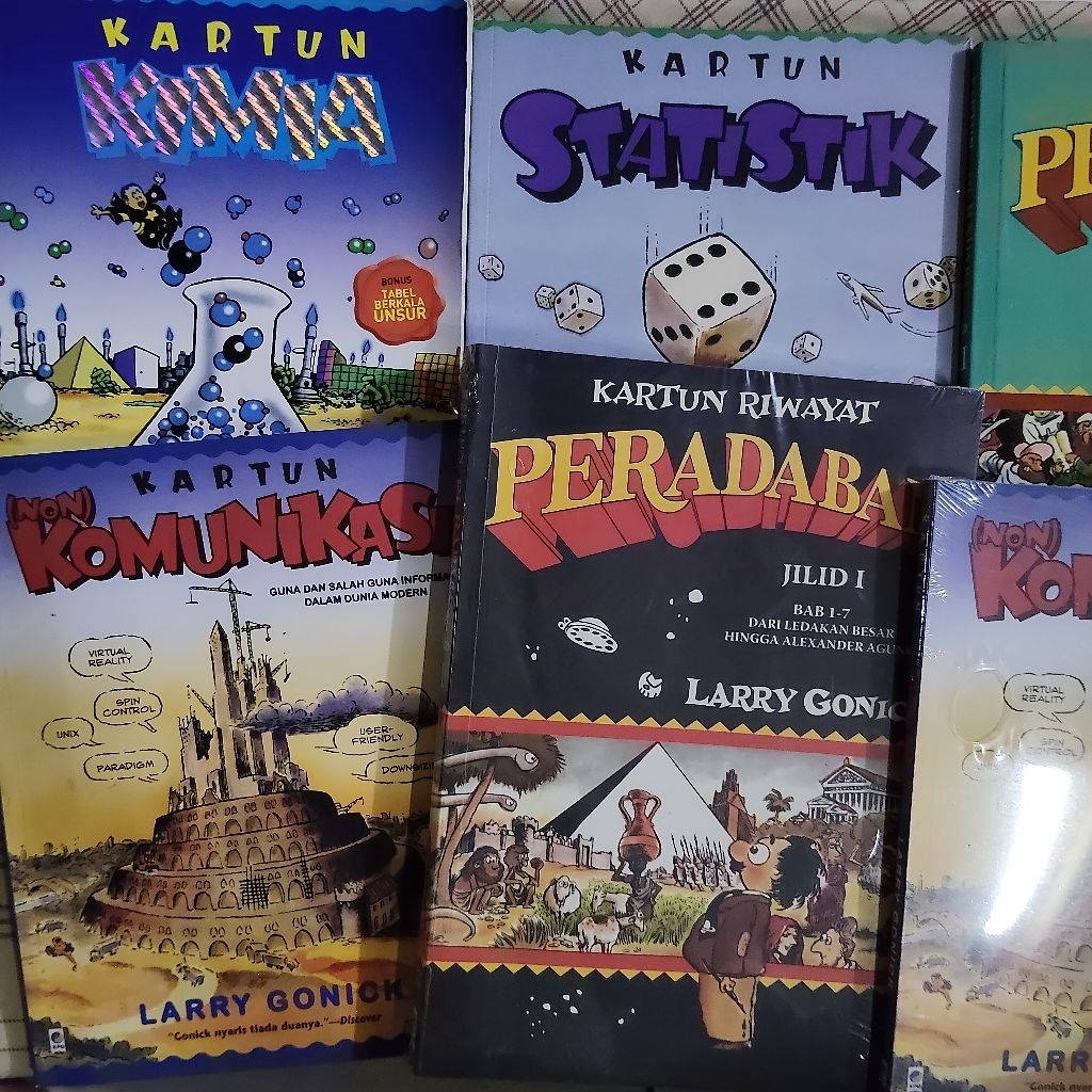 Jual Buku Original • Kartun Biologi Genetika & Fisika - Kartun Kimia ...