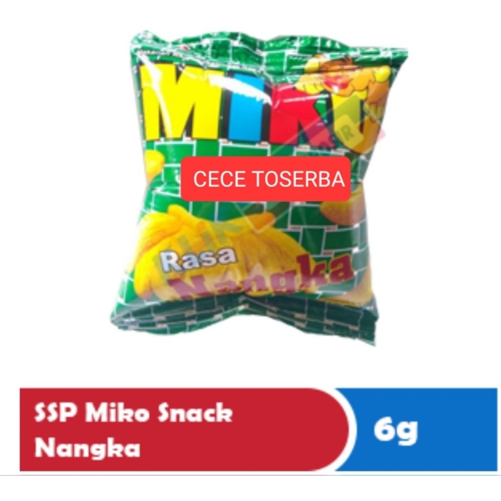 Jual SSP MIKO SNACK NANGKA RENTENG 10 PCS X 6 GR | Shopee Indonesia