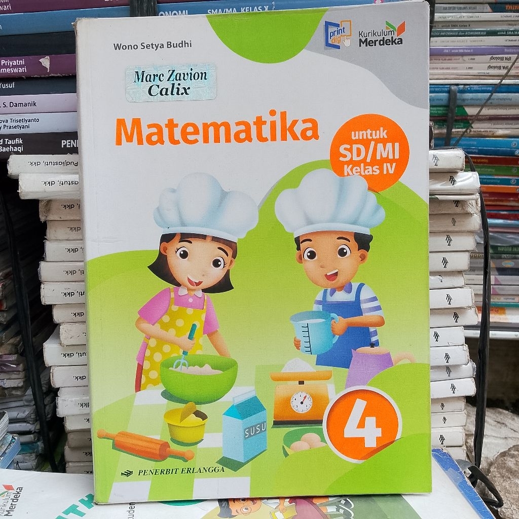 Jual Buku Matematika Kelas 4 SD Kurikulum Merdeka | Shopee Indonesia